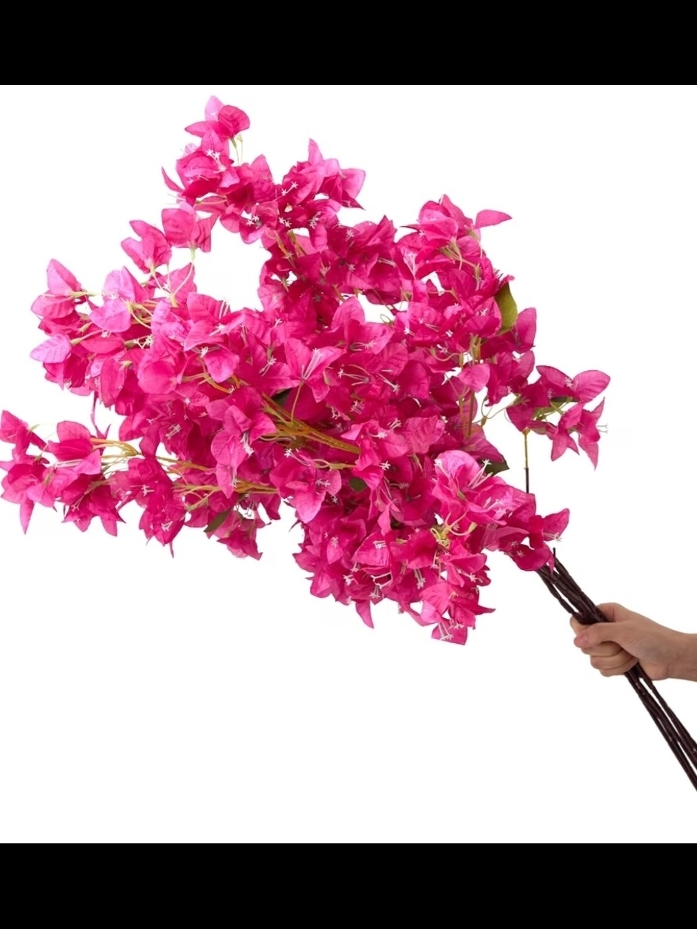 Bright Pink Faux Bougainvillea Stem - Home Accents